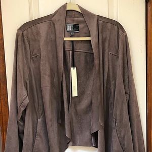 New Tayanita Faux Suede Jacket